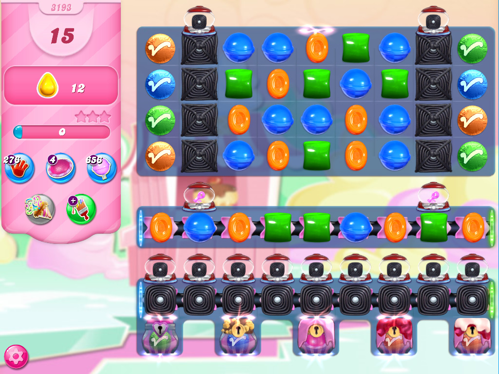 Candy Crush Saga level 3193 Candy Crush Saga level 3193