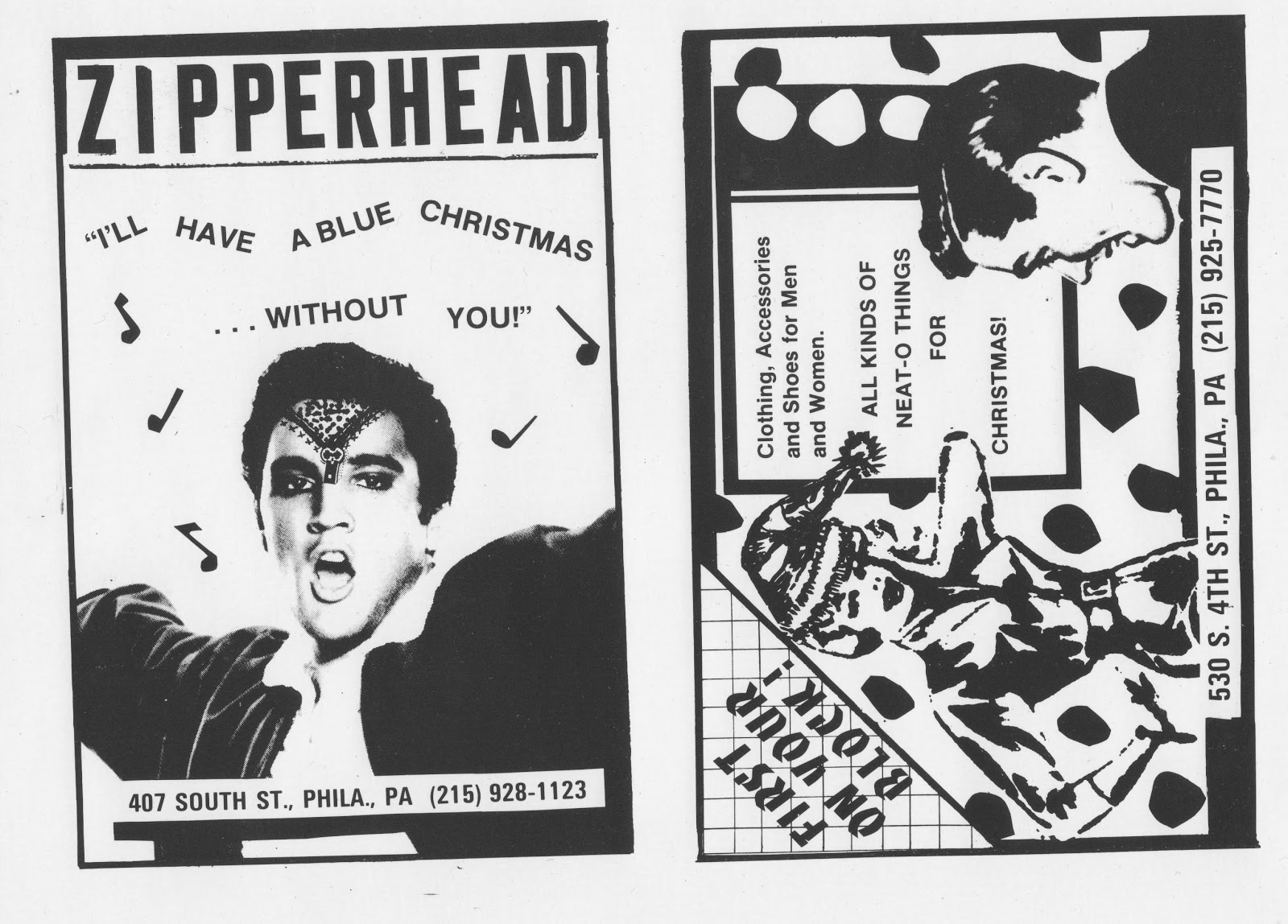 Raymond Ercoli Zipperhead Stuff. I won the "name this store" contest