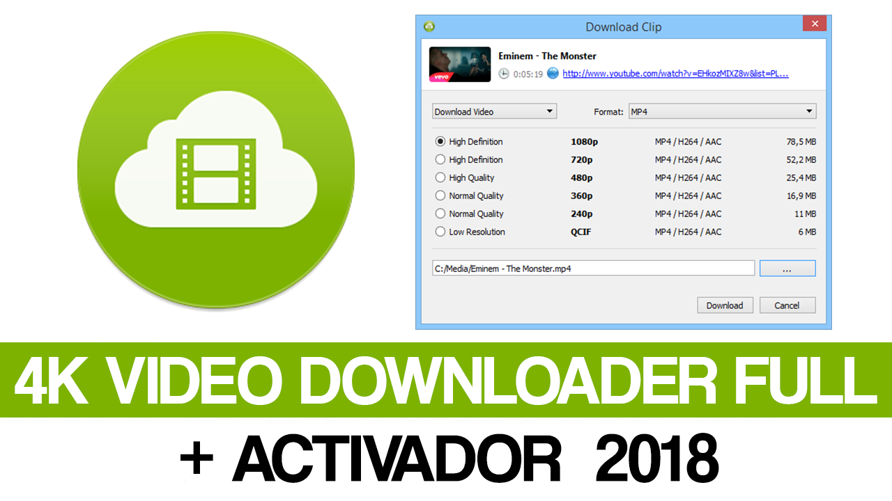 Descarga videos MP4 4K fácilmente en alta definición