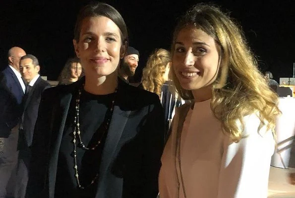 Princess Caroline and Charlotte Casiraghi attended the award ceremony of the Philosophical Encounters 2019. Dimitri Rassam
