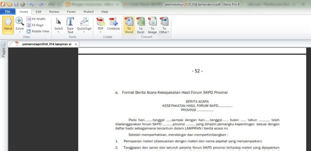 Cara Convert PDF Ke Word Secara Ofline dengan Nitro Pro
