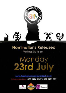 Ghana UK Awards 2018 Nominees List