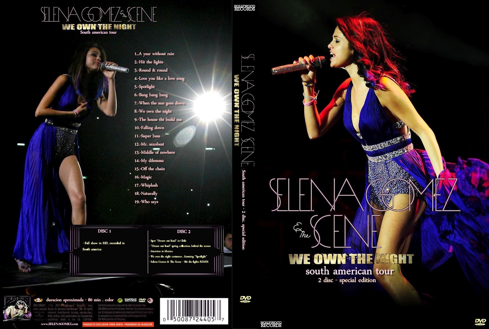 selena gomez tour dvd