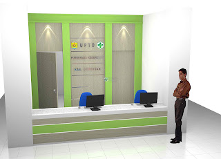 Furniture Semarang - Interior Lobby Pendaftaran - Frontdesk Pendaftaran