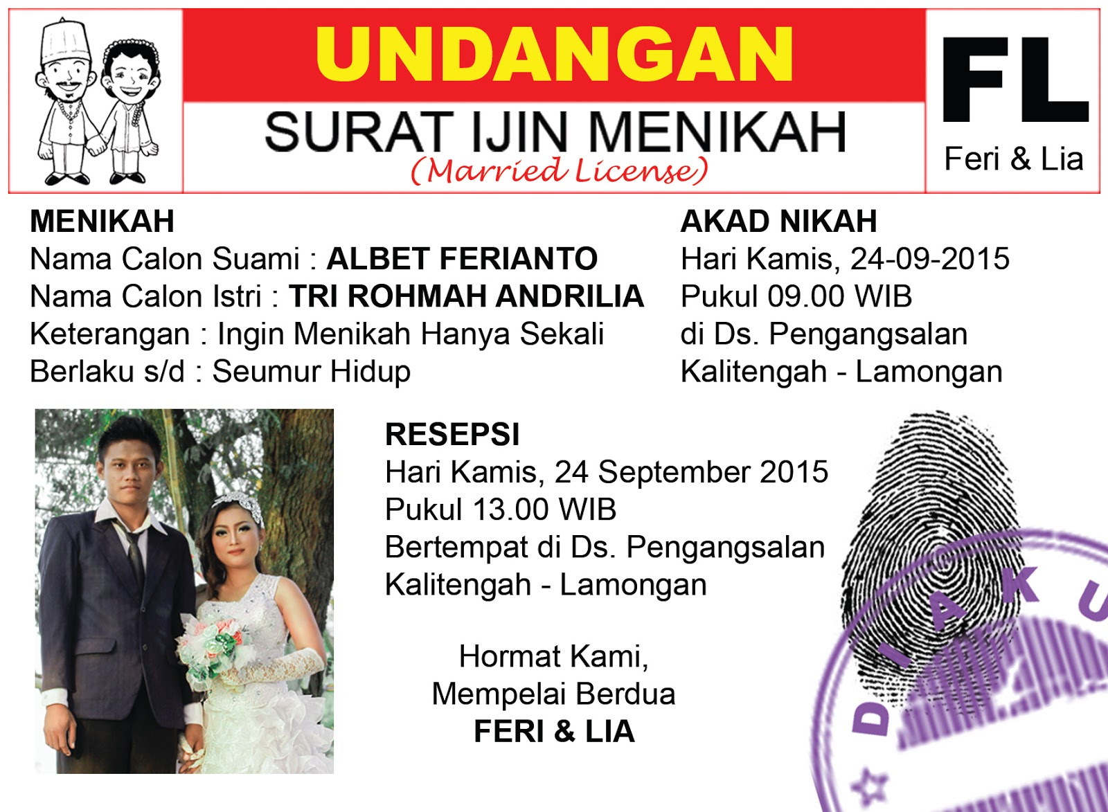 Nirwana Digital Print Undangan Full Colour Harga Mulai 1