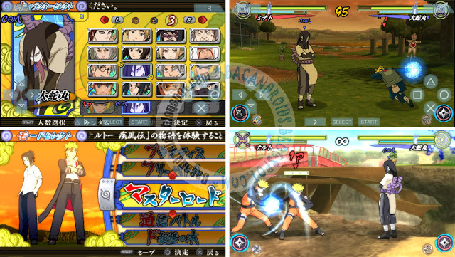 Download Game PSP Naruto Ultimate Ninja Accel  Naruto Shippuden Narutimate Accel 3 CSO Full Karakter