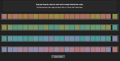 Munsell hue test