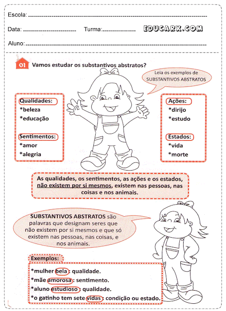Oq e substantivo abstrato