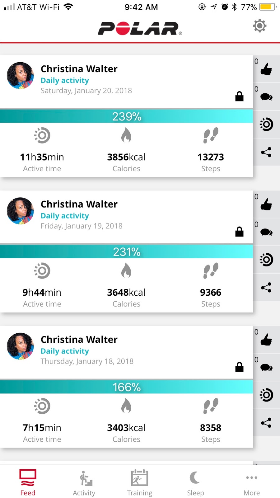 daily fitness tracker
