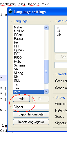 NOTEPAD++ SOURCECOOKIFIER SETTING FOR CLIPPER LANGUAGE