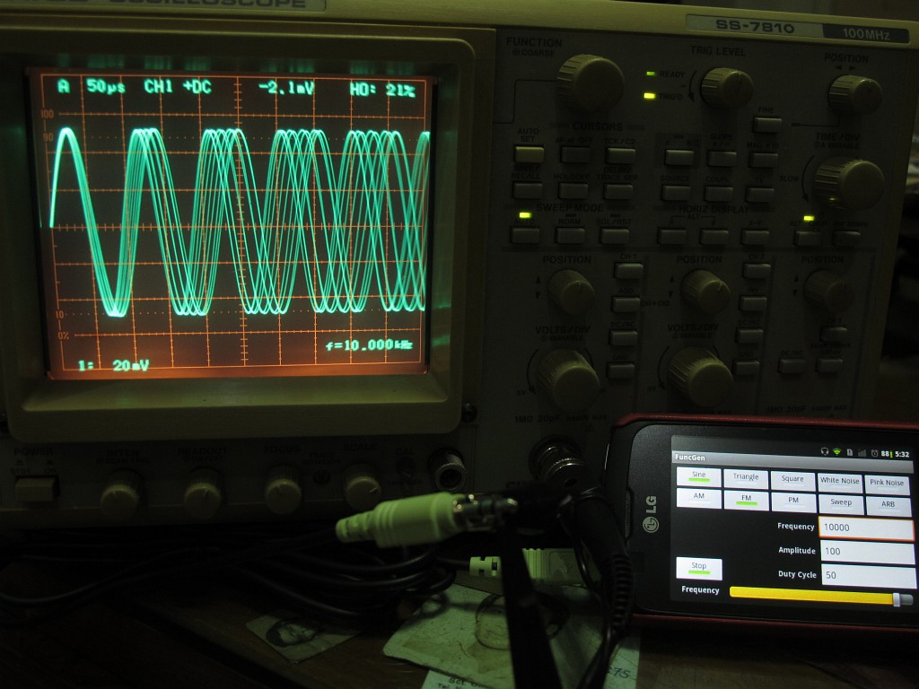 Android Phone Audio Signal Generator Misadventures of an Electronics
