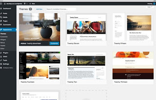 Wordpress dashboard Wordpress CMS