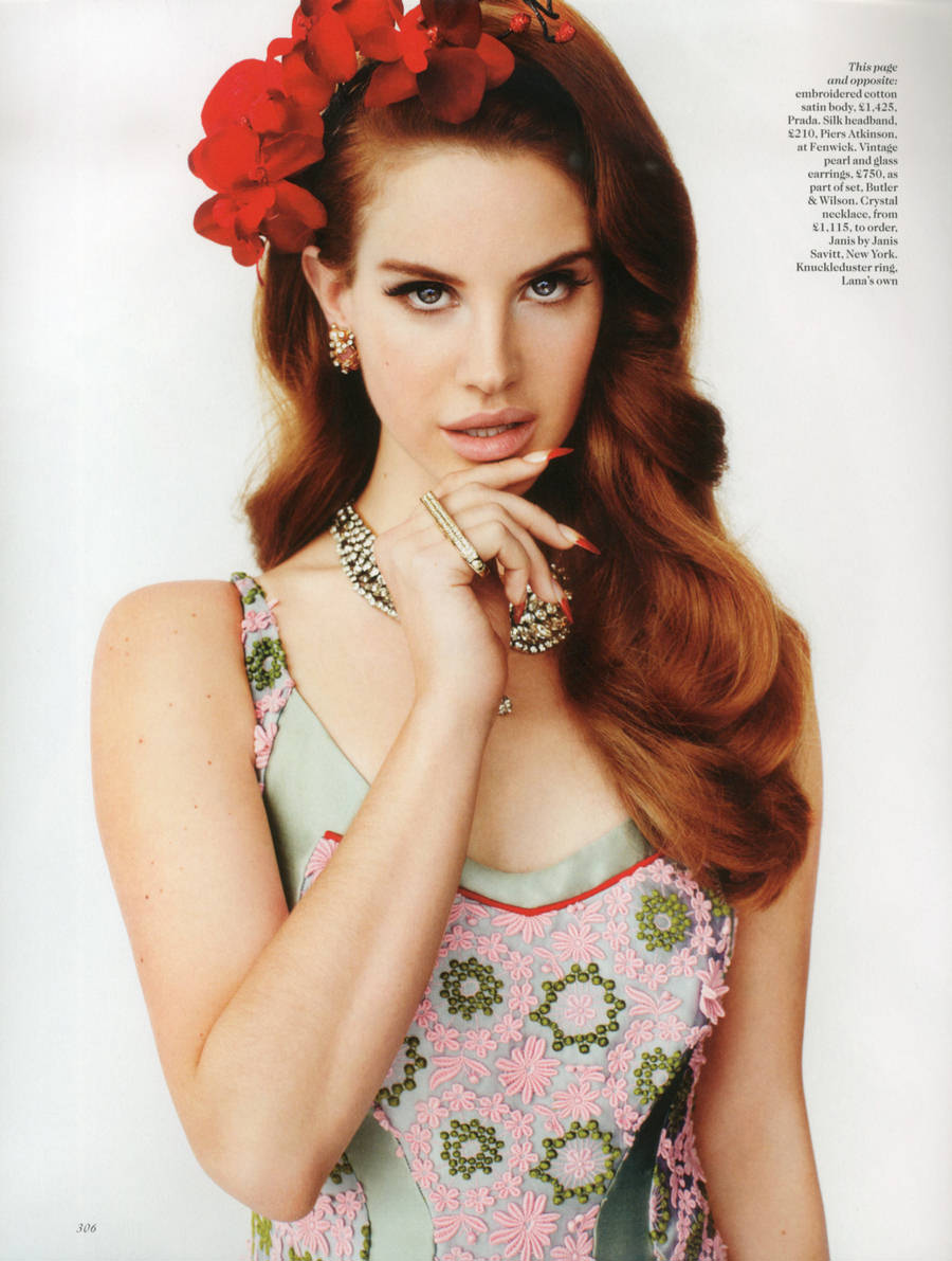 Lana Del Rey Hot Photo Shoot Vogue UK March 2012 RitePix