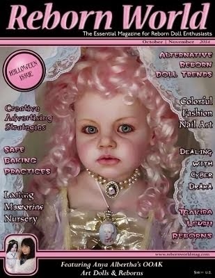 On the cover of Reborn World Magazine