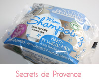 shampoing solide antipelliculaire Secrets de Provence