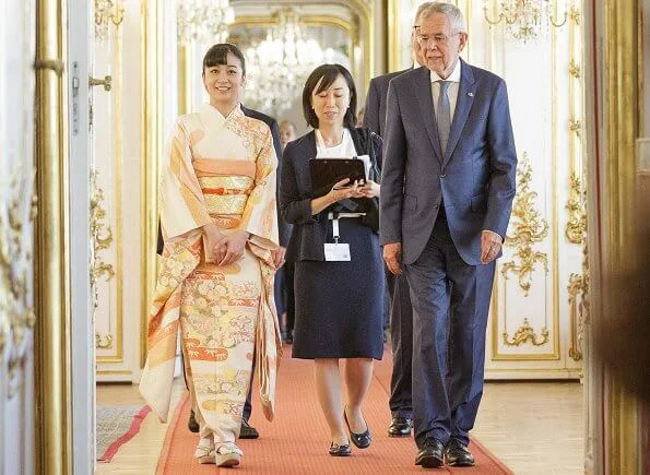 Japanese Princess Kako, niece of Emperor Naruhito, arrived in Vienna, the capital of Austria