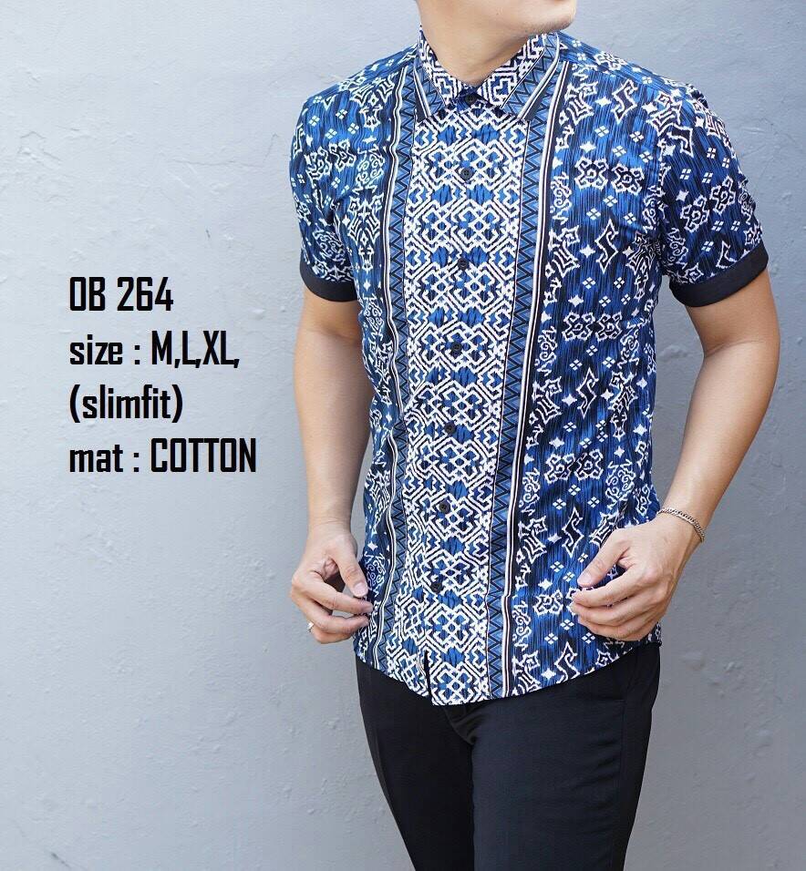 Baju Batik Pria Lengan Pendek Model Baju pria terbaru