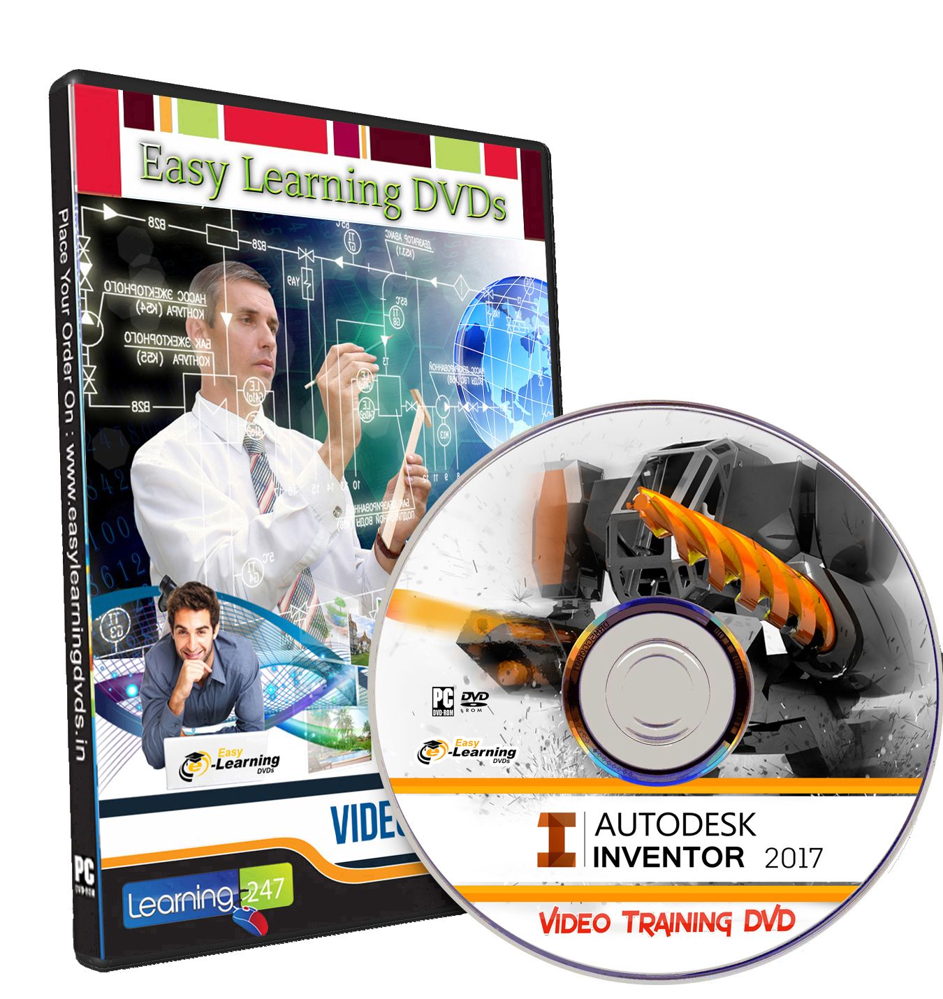 Buy Autodesk Inventor 2017 Video Training Tutorial DVD Online ₹594