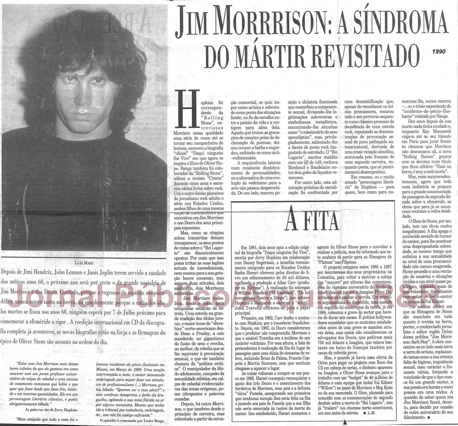 Jim Morrison, a morte de um poeta, Jim Morrison