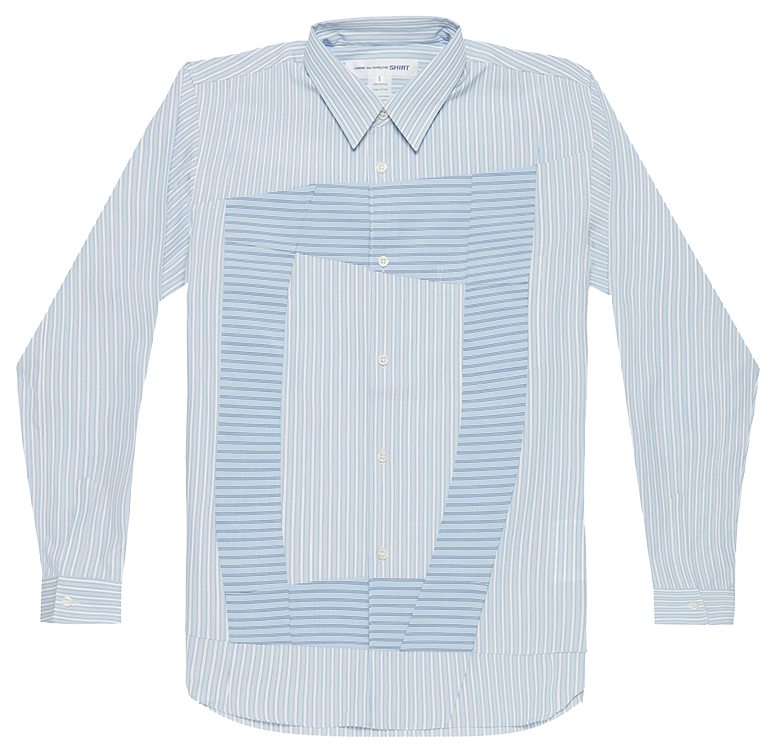 トップスCOMME des GARCONS SHIRT 12AW パッチワークシャツ