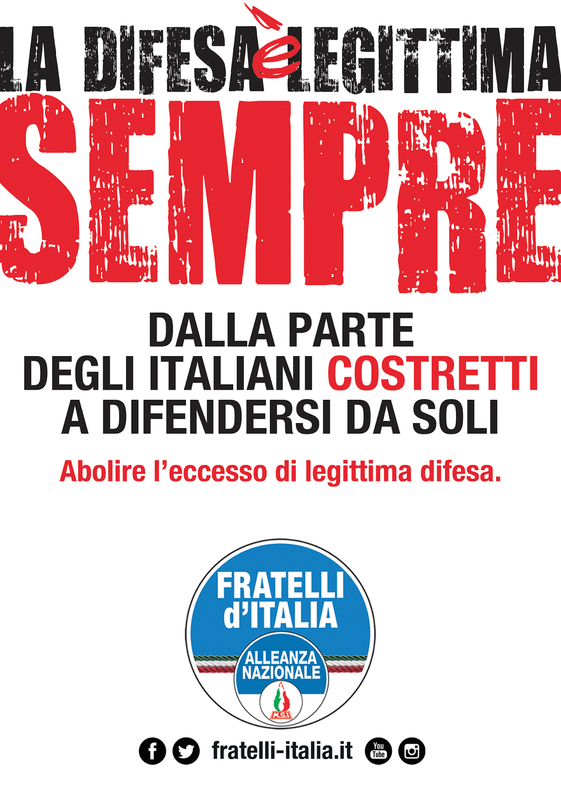 Fratelli d'Italia Piazza Armerina e prov.Enna PETIZIONE LEGITTIMA