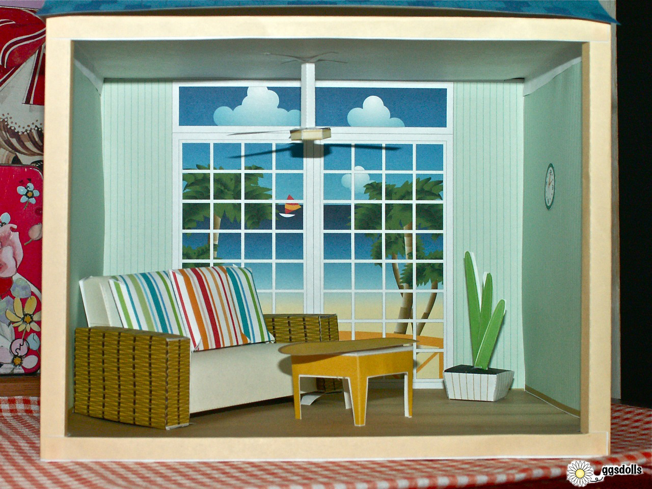 ggsdolls Look at This Cool Paper Doll House Kit!!