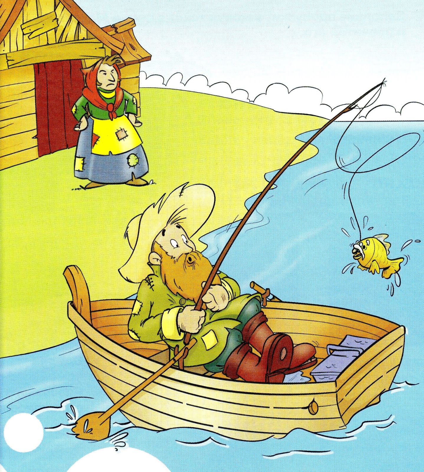 The fisherman and the fish lesson plan 5 класс. Fisherman starlight. сказка о золотой рыбке из учебника английского языка. The fisherman and the fish starlight. учебник старлайт 2.