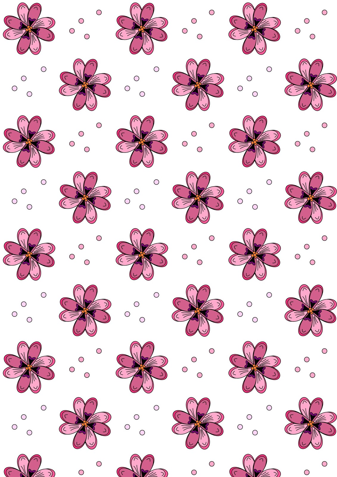 Floral Printable Paper
