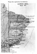 Mapa das Capitanias Hereditárias,séc.XVI