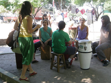 Participación en la Caravana Cultural de los Barrios. 2008