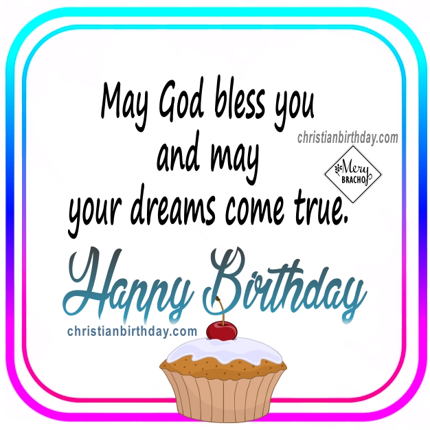 happy birthday christian wishes for son image