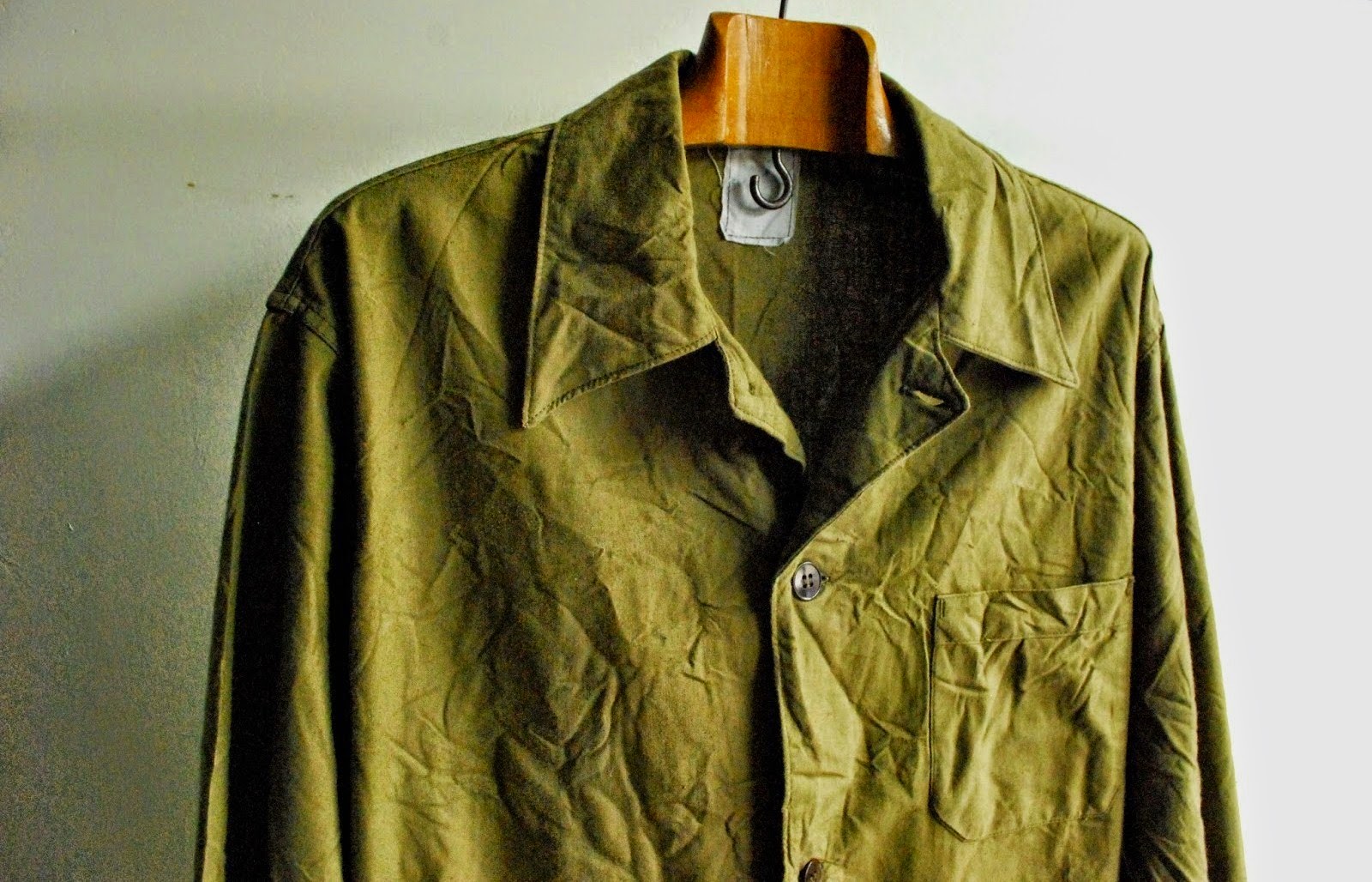 encore 1950s～1960s french military cotton jacket