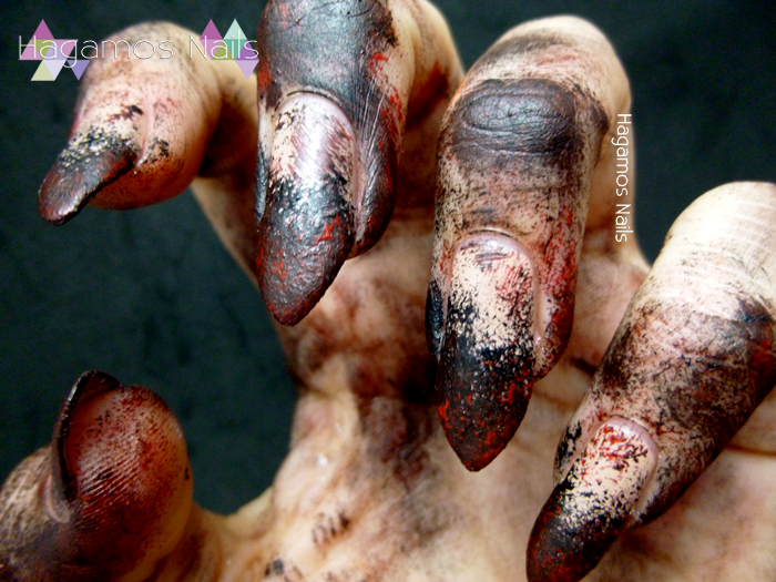 Nail Art Zombie. Hagamos Nails