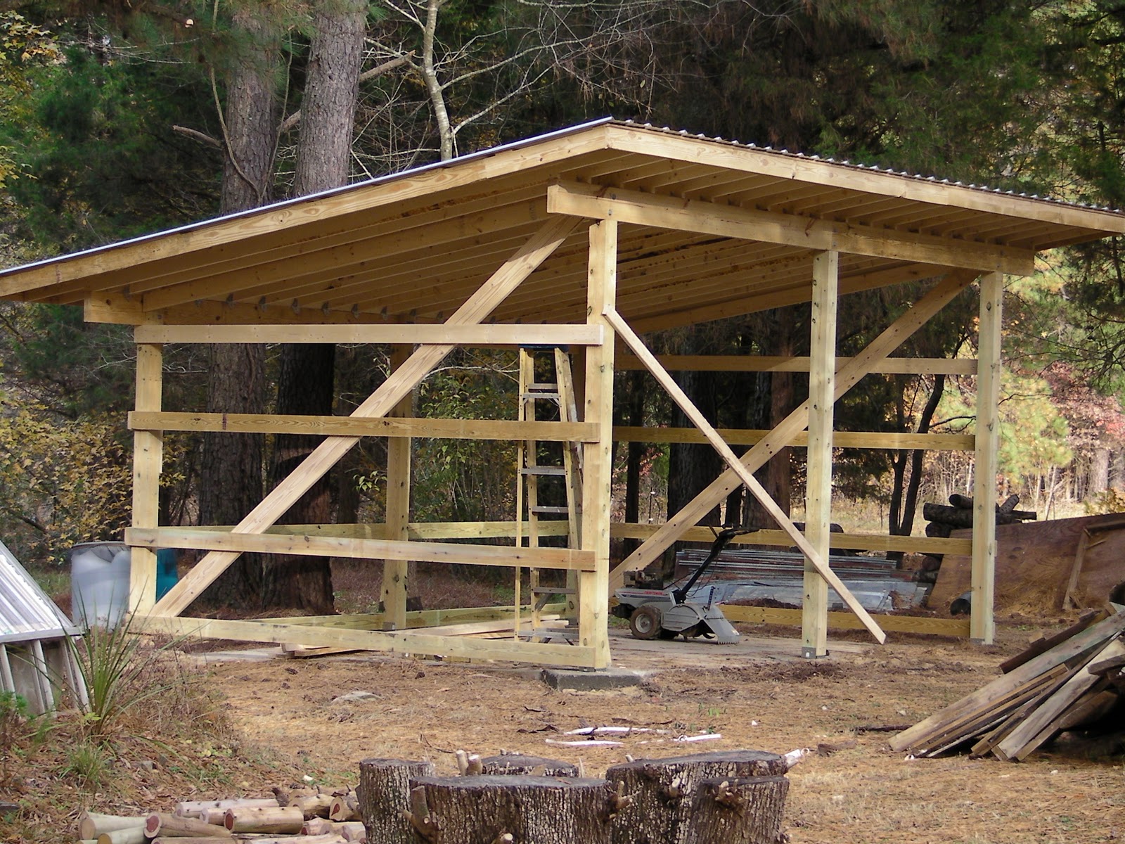 Emerson Farm: New Shed and Flow Form