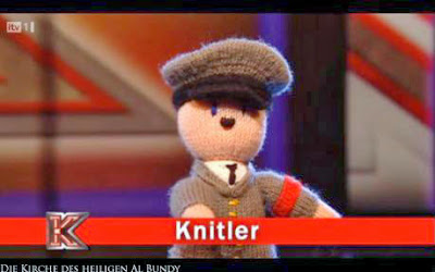 Lustige Hitler Puppe im Fernsehen Lustige Hitler Puppe im Fernsehen