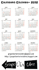 Calendarios Via Libre 2012