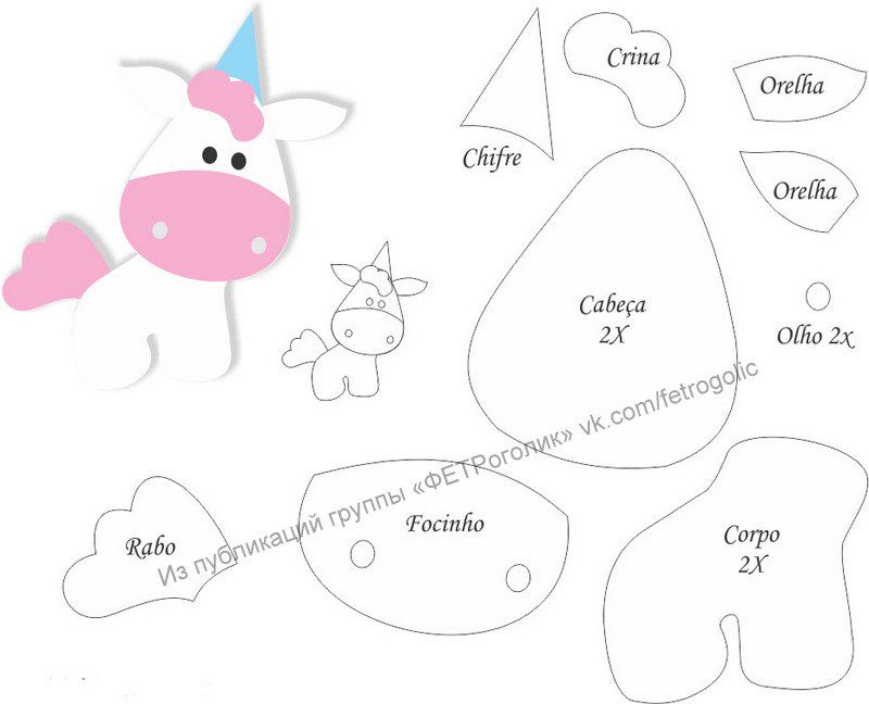 Eu Amo Artesanato Unicórnios com moldes Aparador Atras Do Sofa ~ Eu Amo Artesanato Unicórnios com moldes