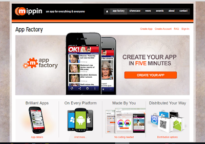 App Factory offers a straightforward app-building process