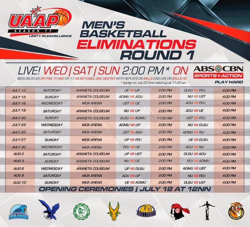 The Intersections & Beyond UAAP 77 Men's Basketball Eliminations
