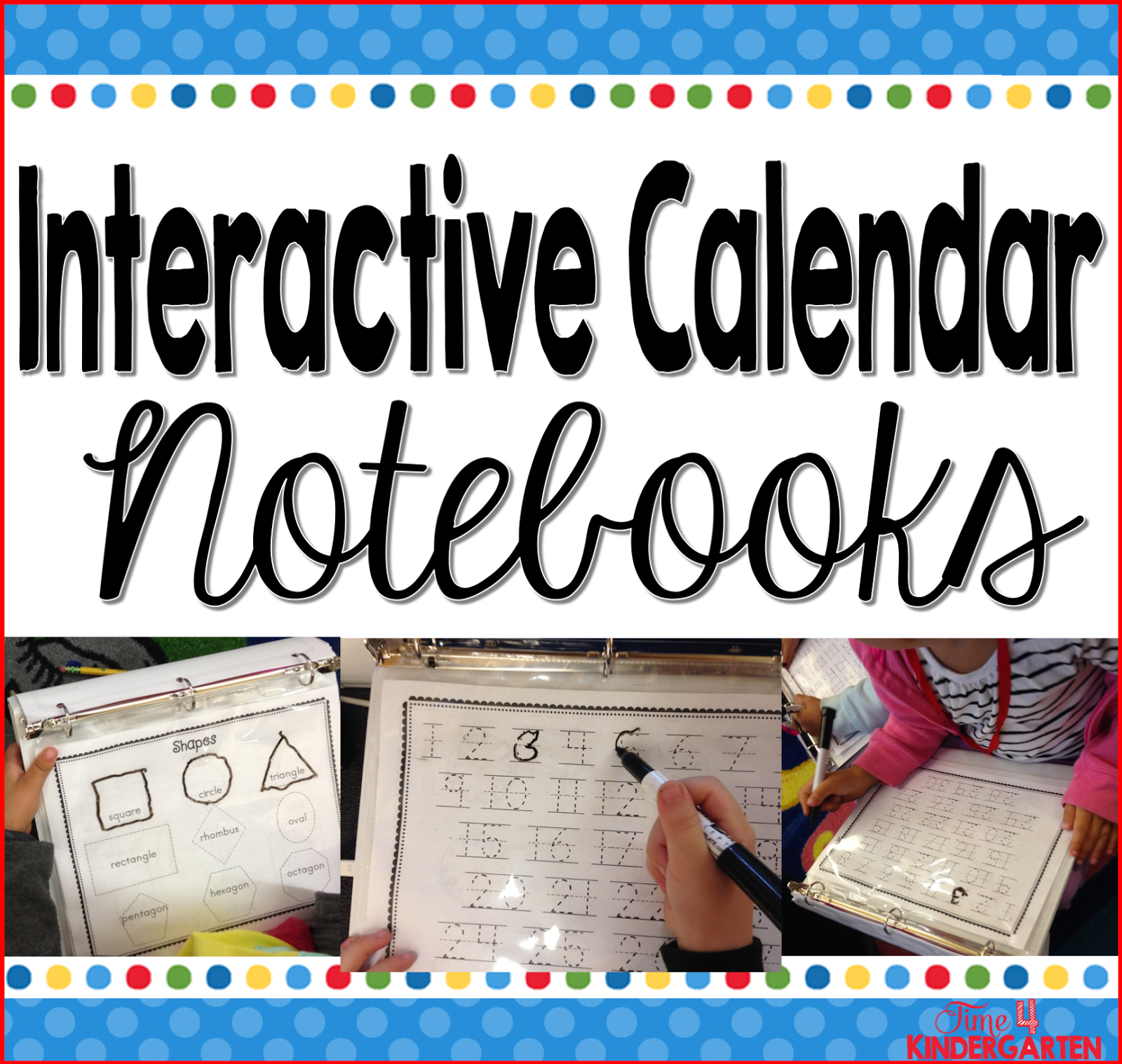 Why You Should Use Interactive Calendar Notebooks | Time 4 Kindergarten