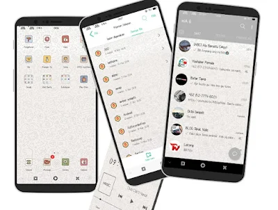 Tema Oppo Terbaru Elegan Silver Untuk Oppo A83, A3S, F5, F7, Realme