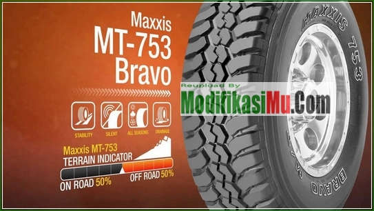 MAXXIS MT-753 BRAVO TERRAIN INDICATOR - - Daftar Harga Ban Mobil Maxxis Untuk Harian dan OffRoad Racing Terbaru MAXXIS MT-753 BRAVO TERRAIN INDICATOR - - Daftar Harga Ban Mobil Maxxis Untuk Harian dan OffRoad Racing Terbaru