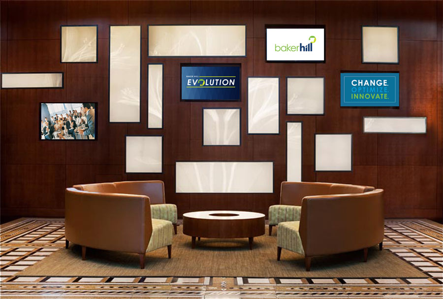 Baker Hill Event Branded AV Wall