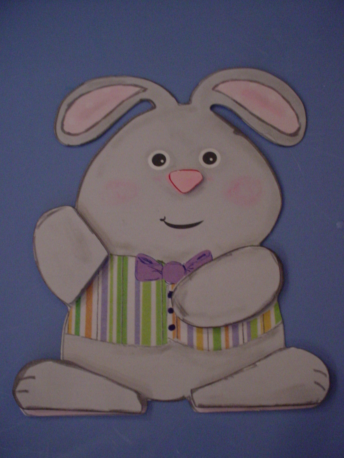 MeFlick's Various Forms of Cut Files: Bunny Card