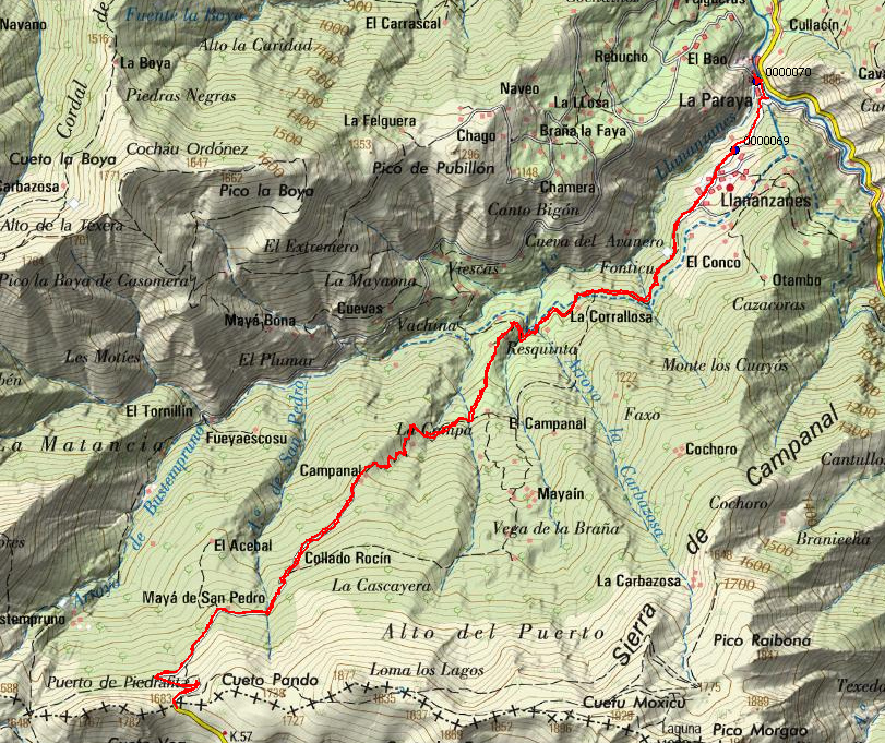 A lo bouzo PR.AS.265 Puerto de Piedrafita [Aller]