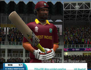 HD Studioz ICC World T20 2016 Patch For Cricket 07
