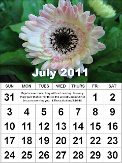  2011 Monthly Motivational Quotes Calendars