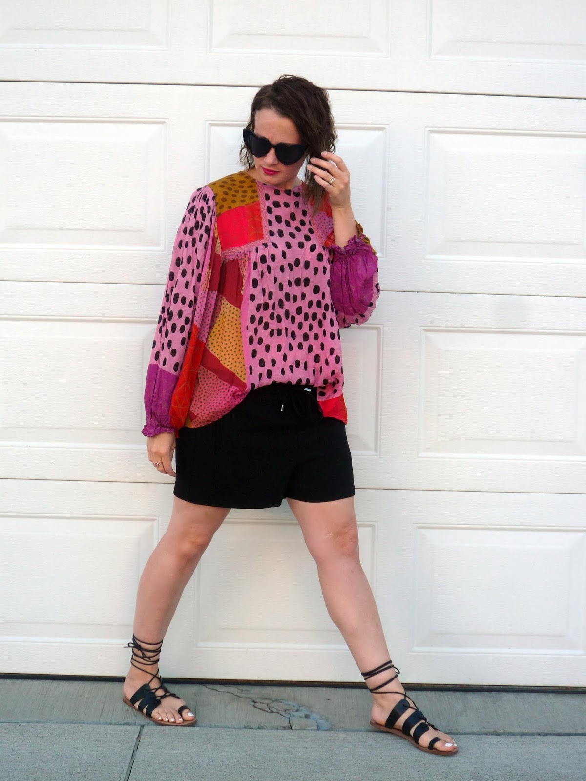 eclectic peasant blouse anthropologie