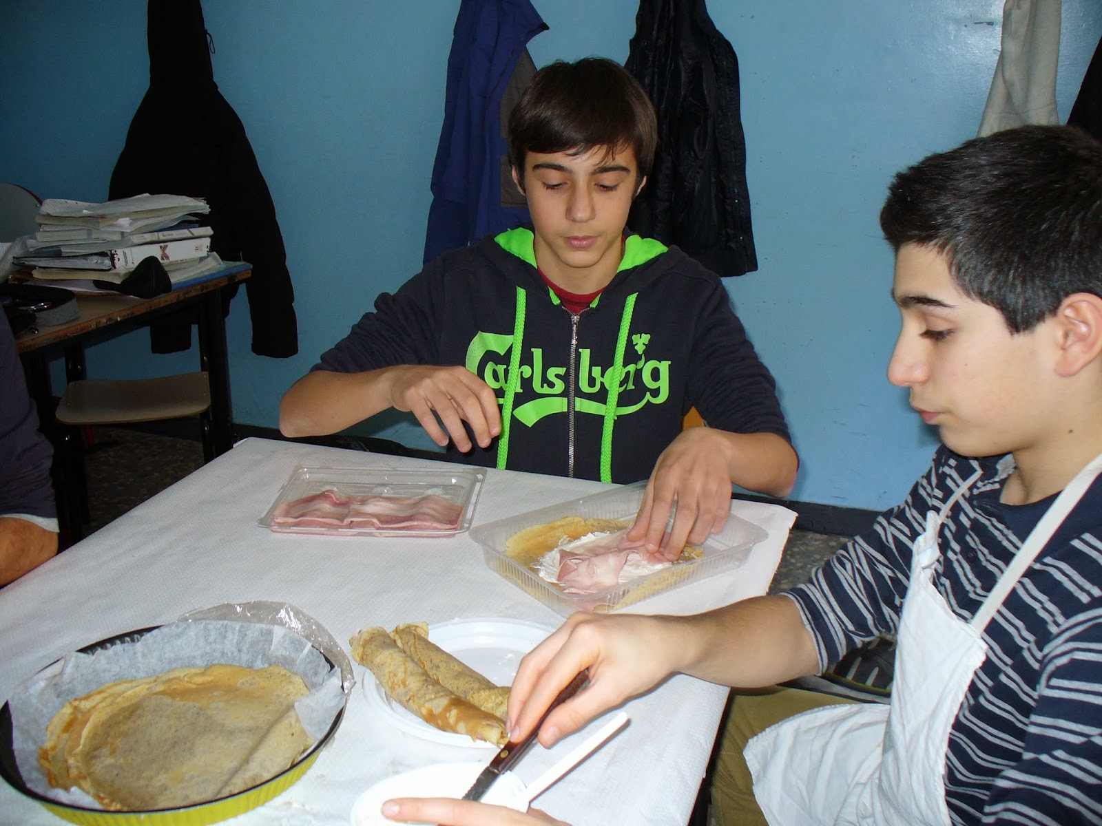 Terza A Laboratori interattivi GALETTE FORMAGGIO E PROSCIUTTO E