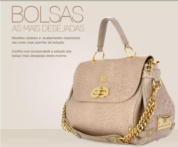 BOLSAS OUTONO/INVERNO 2011 CARMEN STEFFENS - Luxos e Luxos